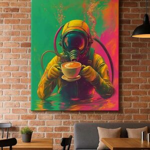 Imagine Tablou decorativ, Hm_Cnvs26-50-50x70, Canvas, Cadru: 100% lemn (Grosime: 2 x 3 cm), Multicolor