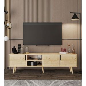 Imagine Comoda TV, Hanah Home, Latina 180, 180x30x53 cm, PAL MELAMINAT, Maro