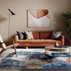 Imagine Covor, Kece-Fr104, 80x300 cm, Poliester, Multicolor