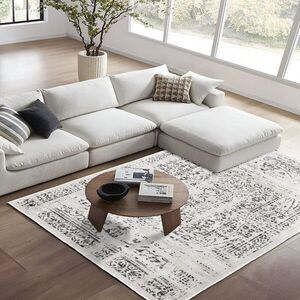 Imagine Covor, Kece-Fr121, 100x200 cm, Poliester, Gri