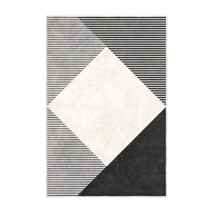 Imagine Covor, Sftkece028, 100x200 cm, Poliester, Negru