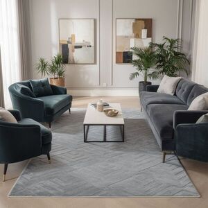 Imagine Covor, Dpelus, 100x400 cm, Poliester, Gri