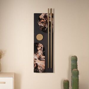 Imagine Decoratiune de perete, Barok, Otel, Dimensiuni: 31 x 104 cm, Multicolor
