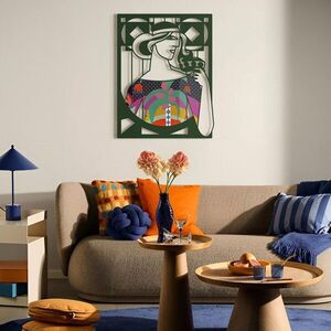 Imagine Decoratiune de perete, Mystic Grace, Otel, Dimensiune: 69 x 89 cm (1 bucată), Multicolor