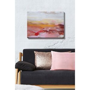 Imagine Tablou decorativ, Kanvas Tablo (50 x 70), Canvas, Rama din lemn (grosime 3 cm), Multicolor