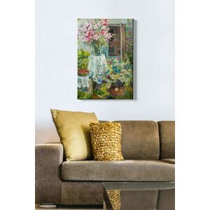 Imagine Tablou decorativ, Kanvas Tablo (50 x 70), Canvas, Rama din lemn (grosime 3 cm), Multicolor
