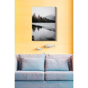 Imagine Tablou decorativ, Kanvas Tablo (50 x 70), Canvas, Rama din lemn (grosime 3 cm), Multicolor