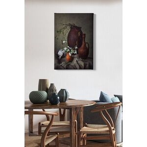Imagine Tablou decorativ, Kanvas Tablo (50 x 70), Canvas, Rama din lemn (grosime 3 cm), Multicolor