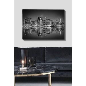 Imagine Tablou decorativ, Kanvas Tablo (70 x 100), Canvas, Rama din lemn (grosime 3 cm), Multicolor