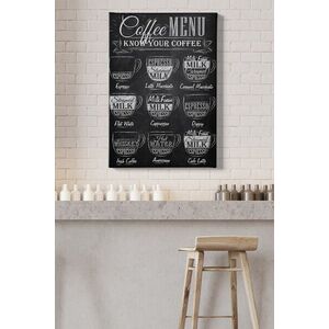 Imagine Tablou decorativ, Kanvas Tablo (70 x 100), Canvas, Rama din lemn (grosime 3 cm), Multicolor