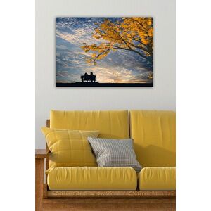 Imagine Tablou decorativ, 118564954-5070, Canvas, Rama din lemn (grosime 3 cm), Multicolor