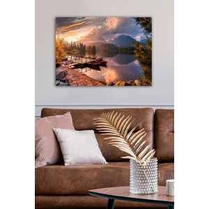 Imagine Tablou decorativ, 1241168548-5070, Canvas, Rama din lemn (grosime 3 cm), Multicolor