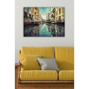 Imagine Tablou decorativ, 397672771-5070, Canvas, Rama din lemn (grosime 3 cm), Multicolor