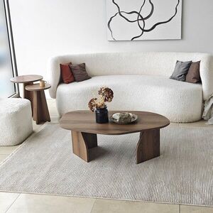 Imagine Masuta de cafea, Hanah Home, Nova, 100x35x60 cm, PAL, Maro