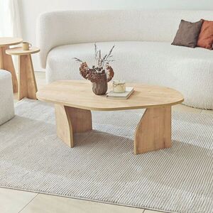 Imagine Masuta de cafea, Hanah Home, Nova, 100x35x60 cm, PAL, Maro