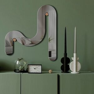 Imagine Oglinda decorativa, Ozgl509, PLEXIGLAS, Baza din 100% EVA (Grosime: 10 mm), Afumat