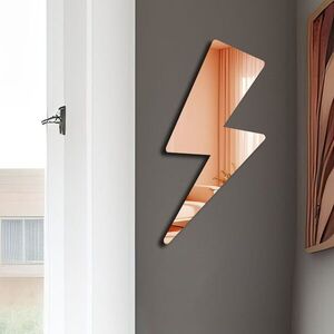 Imagine Oglinda decorativa, Ozgl504, PLEXIGLAS, Baza din 100% EVA (Grosime: 10 mm), Auriu roz