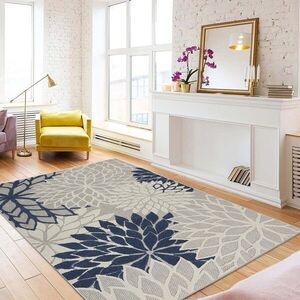 Imagine Covor, Woopamuk264, 160x230 cm, Bumbac/Poliester, Albastru navy