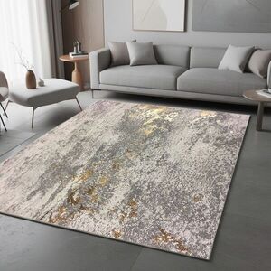 Imagine Covor, Woopamuk271, 100x300 cm, Bumbac/Poliester, Gri