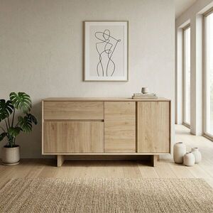 Imagine Consola, Hanah Home, Carpi, 146x76x45 cm, PAL, Maro