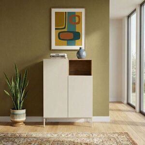 Imagine Bufet, Hanah Home, Cailin, 90x120x41.8 cm, PAL, Santstone / Stejar Sepet
