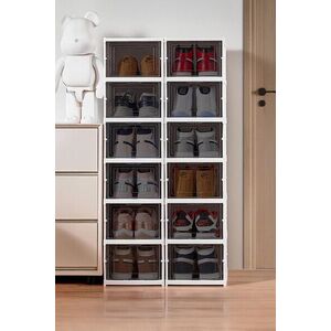 Imagine Pantofar, Hanah Home, Lavine 105, 25.5x105x34.5 cm, PLASTIC, Alb