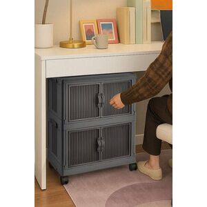 Imagine Dulap multifunctional, Hanah Home, Lavine 67, 32x67x56 cm, PLASTIC, Antracit