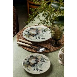 Imagine Set farfurii pentru desert, Hermia, 667PRS1507, Portelan, Multicolor
