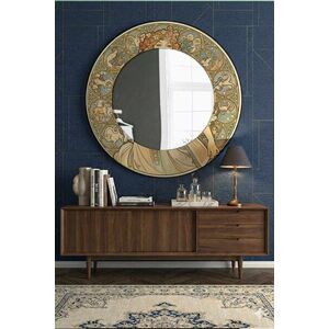 Imagine Oglinda decorativa, Artmdfmrr7, Sticla, Cadru: 100% MDF, Multicolor