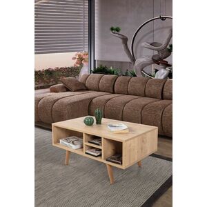 Imagine Masuta de cafea, Hanah Home, Sina 2022, 90x43x55 cm, PAL, Maro