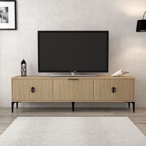 Imagine Comoda TV, Hanah Home, Neva 3803, 180x50x35 cm, PAL, Stejar