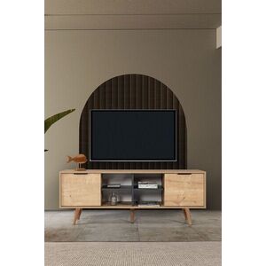 Imagine Comoda TV, Hanah Home, Sina 3619, 160x59x35 cm, PAL, Stejar safir / Antracit