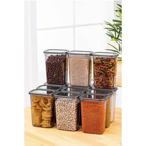 Imagine Set recipiente depozitare, Hermia, 964FRM5331, Plastic, Antracit