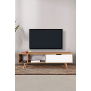 Imagine Comoda TV, Hanah Home, Venüs 3644, 160x46x35 cm, PAL, Nuc/Alb