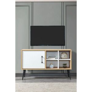 Imagine Comoda TV, Hanah Home, Şile 3111, 100x60x35 cm, PAL, Stejar safir / Antracit