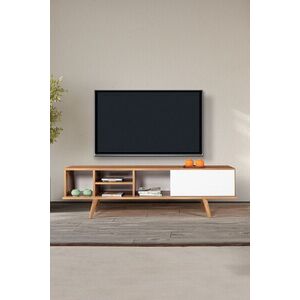 Imagine Comoda TV, Hanah Home, Ela 3633, 160x47x35 cm, PAL, Nuc/Alb