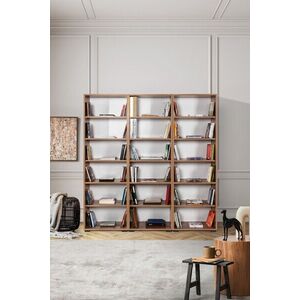 Imagine Corp biblioteca, Hanah Home, Evm 8323, 180x187x30 cm, PAL, Maro