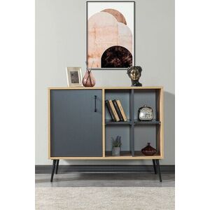 Imagine Consola, Hanah Home, Şile 4109, 100x83x44 cm, PAL, Stejar safir / Antracit