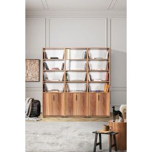 Imagine Corp biblioteca, Hanah Home, Evm 8303, 180x187x30 cm, PAL, Maro
