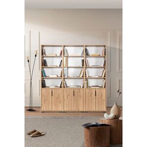 Imagine Corp biblioteca, Hanah Home, Evm 8305, 180x187x30 cm, PAL, Maro