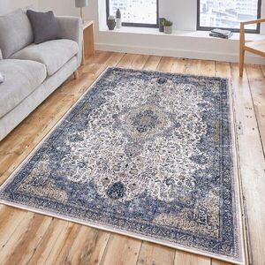 Imagine Covor, Woosonıl066, 120x180 cm, Bumbac, Crem / Gri / Bej