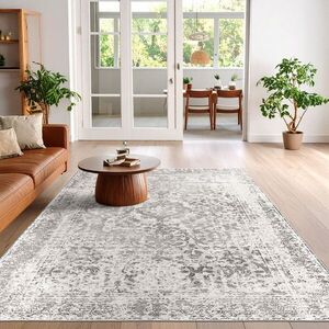 Imagine Covor, Woosonıl082, 80x150 cm, Bumbac, Crema / nurca