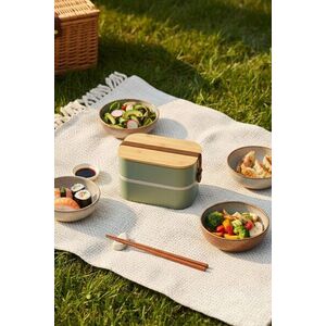 Imagine Cutie pentru pranz, Hermia, 721CBL1306, Inox, Dimensiuni: 14, 5 x 18, 5 x 12, 5 cm / 1000 ml, Verde