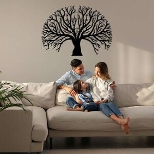 Imagine Decoratiune de perete, 5606, Metal, Dimensiuni: 75 x 53 cm, Negru