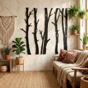 Imagine Decoratiune de perete, 5536, Metal, Dimensiune: 120 x 120 cm, Negru
