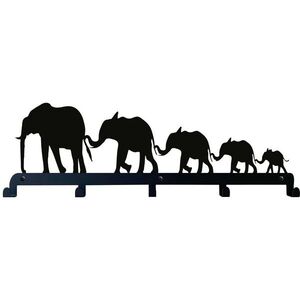 Imagine Decoratiune de perete, 3010, Metal, Dimensiune: 60 x 25 cm, Negru