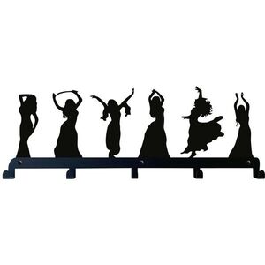 Imagine Decoratiune de perete, 3007, Metal, Dimensiune: 60 x 27 cm, Negru