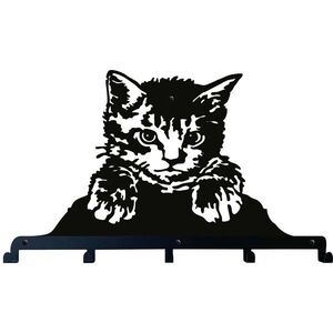 Imagine Decoratiune de perete, 3005, Metal, Dimensiune: 60 x 54 cm, Negru