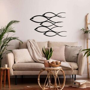 Imagine Decoratiune de perete, 5497, Metal, Dimensiune: 60 x 40 cm, Negru