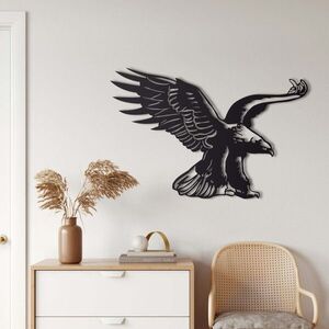 Imagine Decoratiune de perete, 5417, Metal, Dimensiune: 45 x 30 cm, Negru